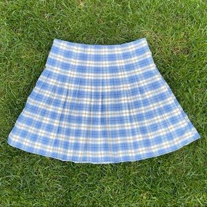 Mini Plaid Pleated Mini Skirt